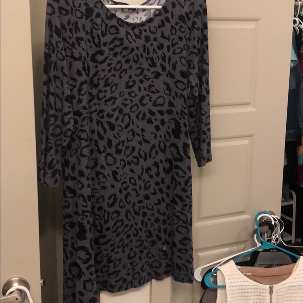 Animal print dress